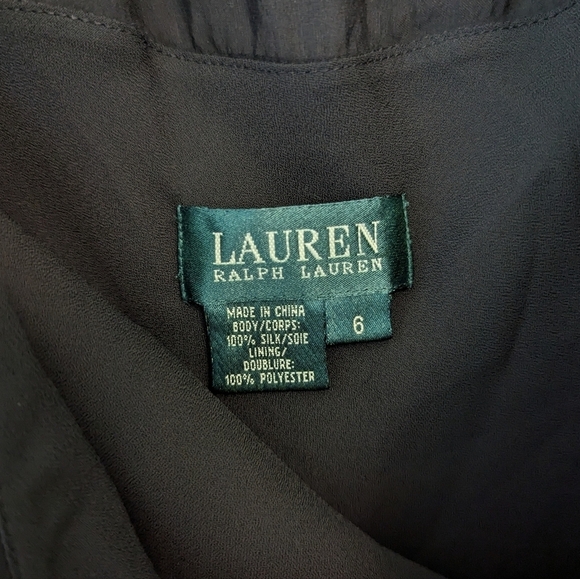 Vintage Ralph Lauren Charmeuse Silk Bias Cut Slip Dress - Picture 12 of 13